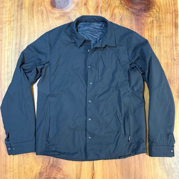 Lululemon Men's Lightweight Shirt Jacket M Snap Coat Casual Medium K3-30